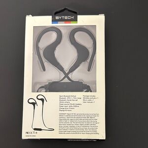 BYTECH Black Sport Bluetooth Earbuds